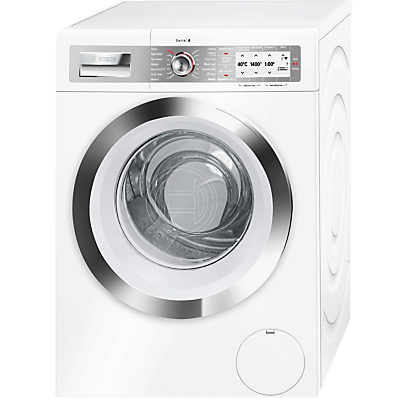 Bosch WAYH8790GB Freestanding Washing Machine with Home Connect, 9kg Load, A+++ Energy Rating, 1400rpm Spin, White Bosch WAYH8790GB Freestanding Washing Machine with Home Connect, 9kg Load, A+++ Energy Rating, 1400rpm Spin, White